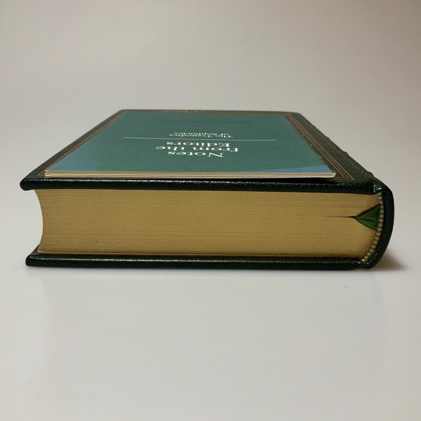 Franklin Mint Library: The Tragedies of Sophocles by Alan E. Cober Limited Edition Genuine Leather MINT condition