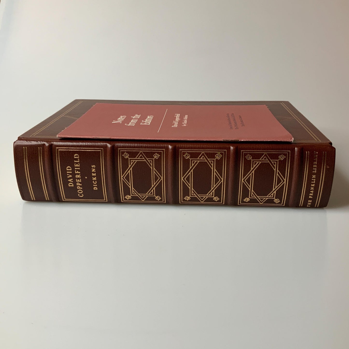 Franklin Mint Library: David Copperfield by Charles Dickens Limited Edition Genuine Leather MINT condition, 100 Greatest Books