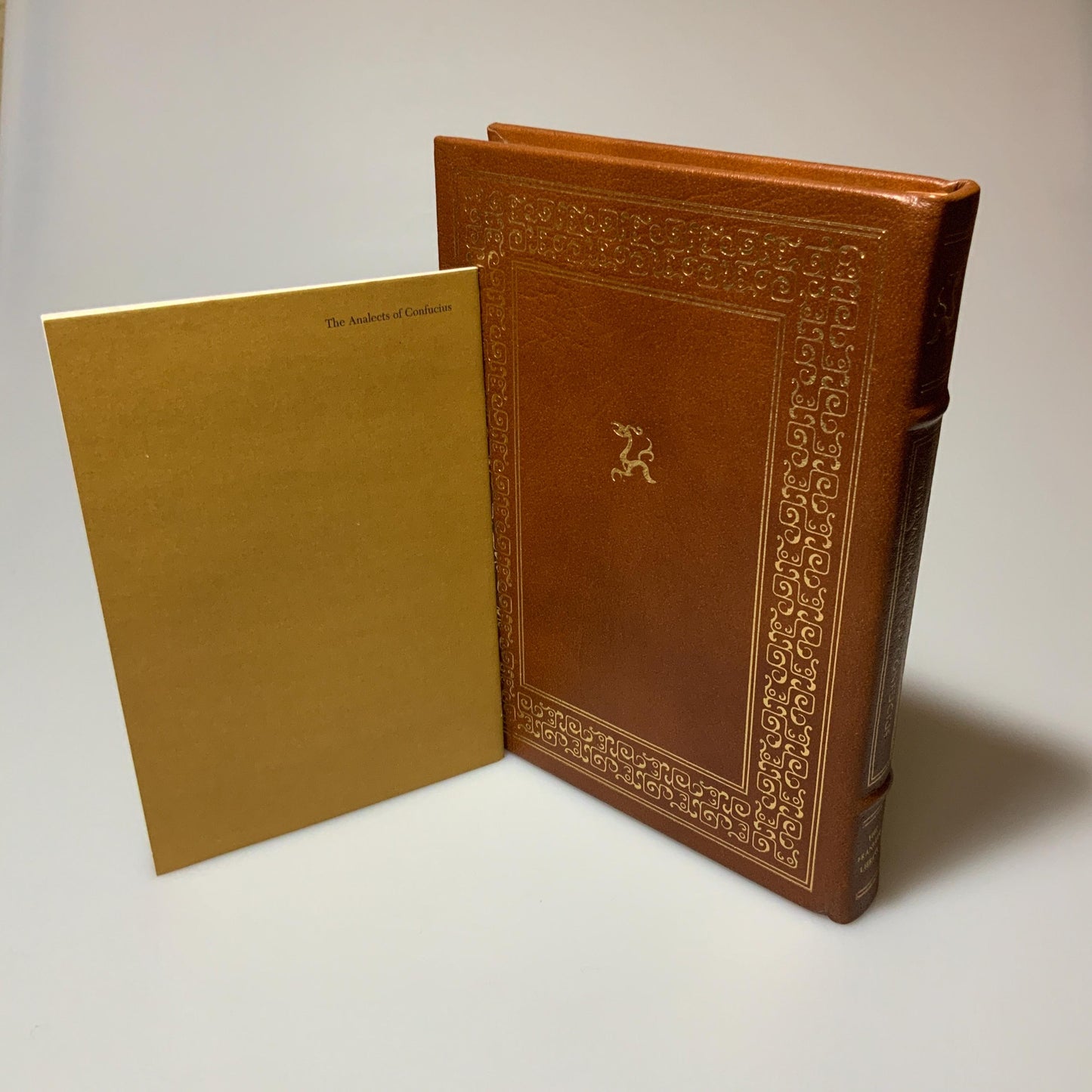 Franklin Mint Library: The Analects of Confucius Limited Edition Genuine Leather MINT condition