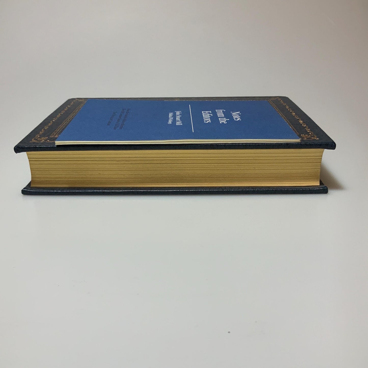 Franklin Mint Library:Political writings by John Stuart Mill Limited Edition Genuine Leather MINT condition
