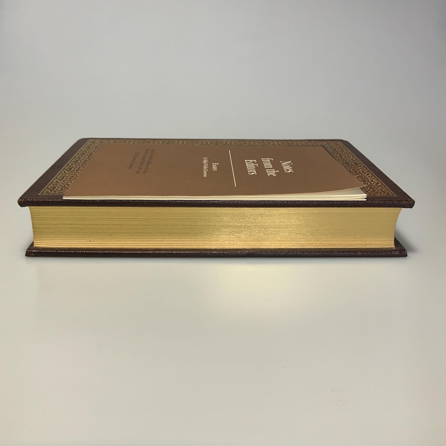 Franklin Mint Library: Essays by Ralph Waldo Emerson Limited Edition Genuine Leather MINT condition