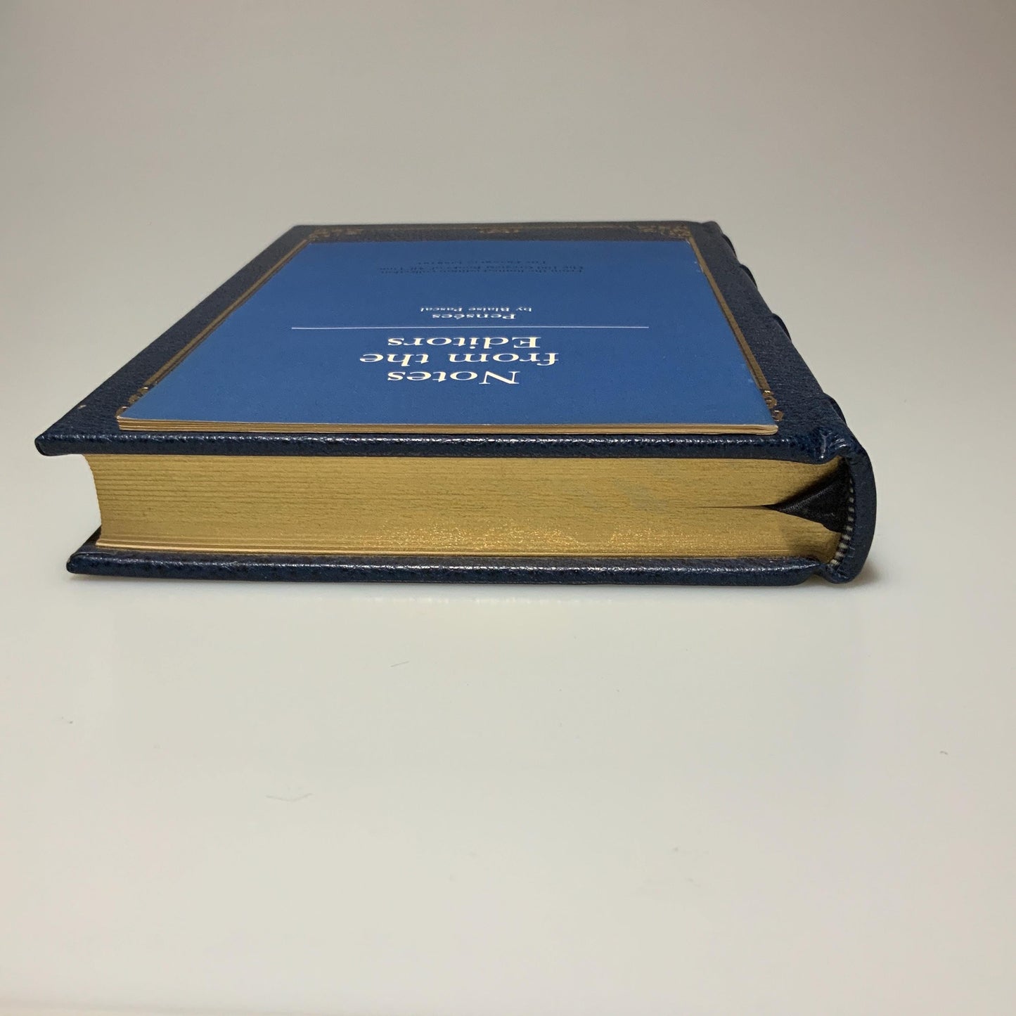 Franklin Mint Library: Pensees by Blaise Pascal Limited Edition Genuine Leather MINT condition