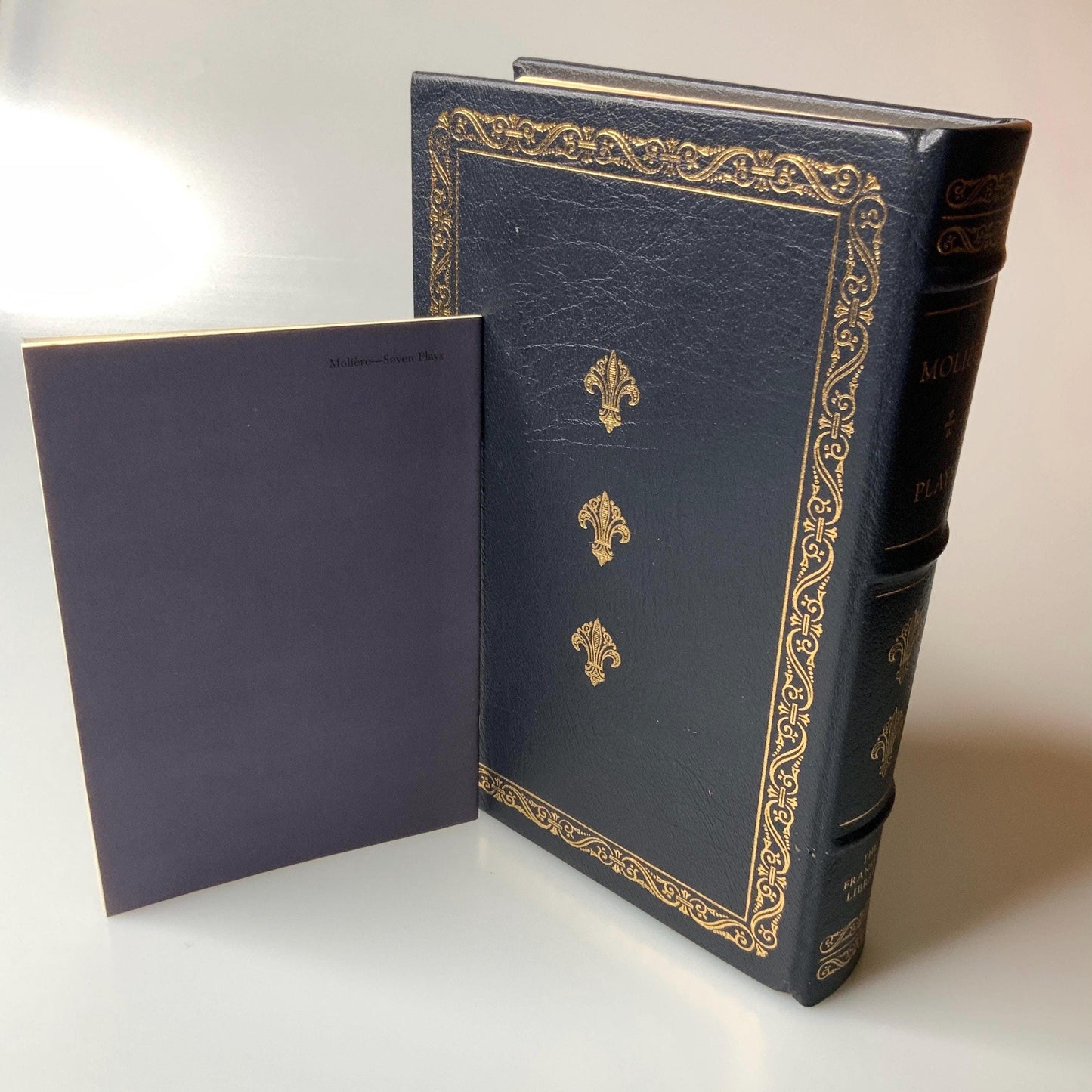 Franklin Mint Library: Seven plays by Moliere Limited Edition Genuine Leather MINT condition, 100 Greatest Books
