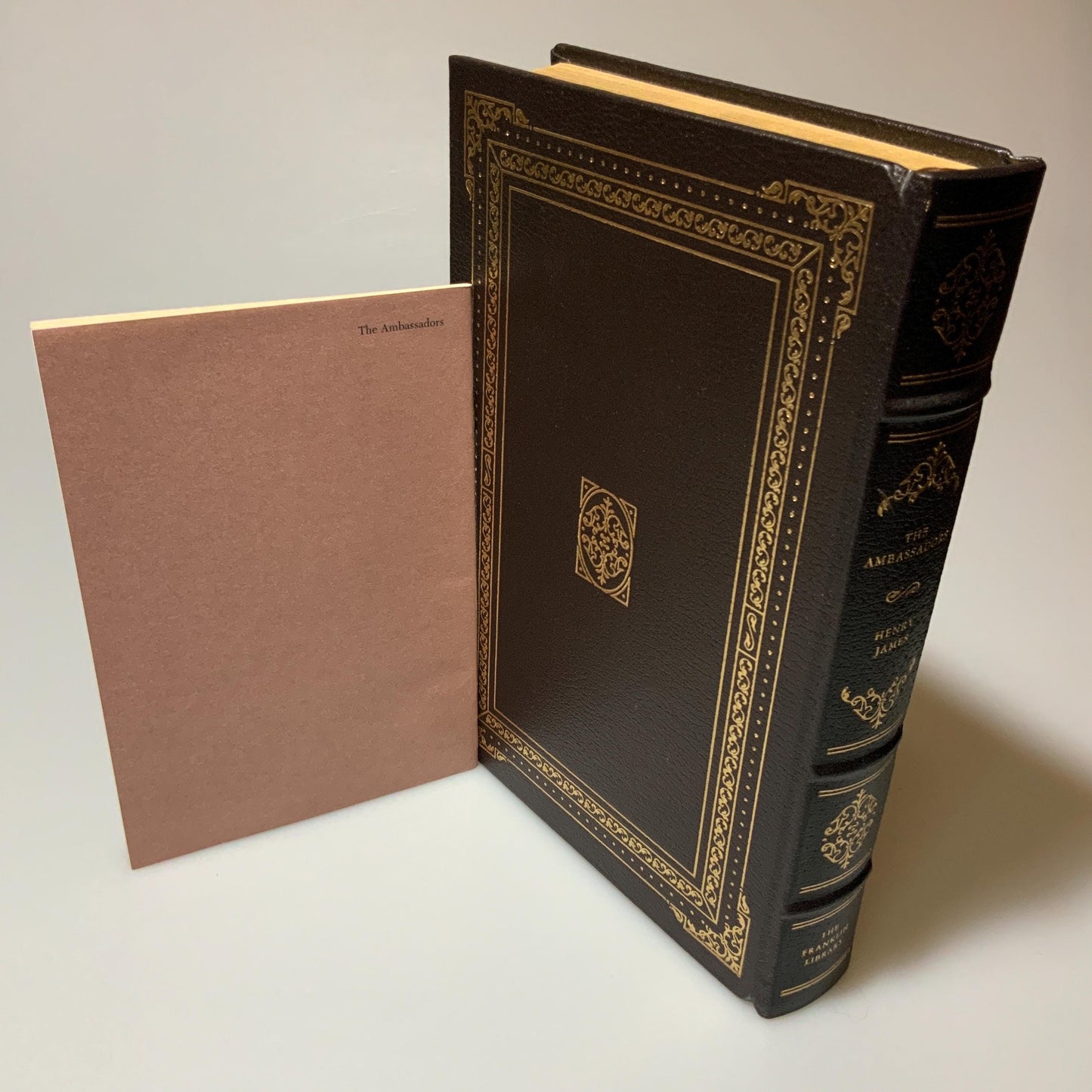 Franklin Mint Library: The Ambassadors by Henry James Limited Edition Genuine Leather MINT condition