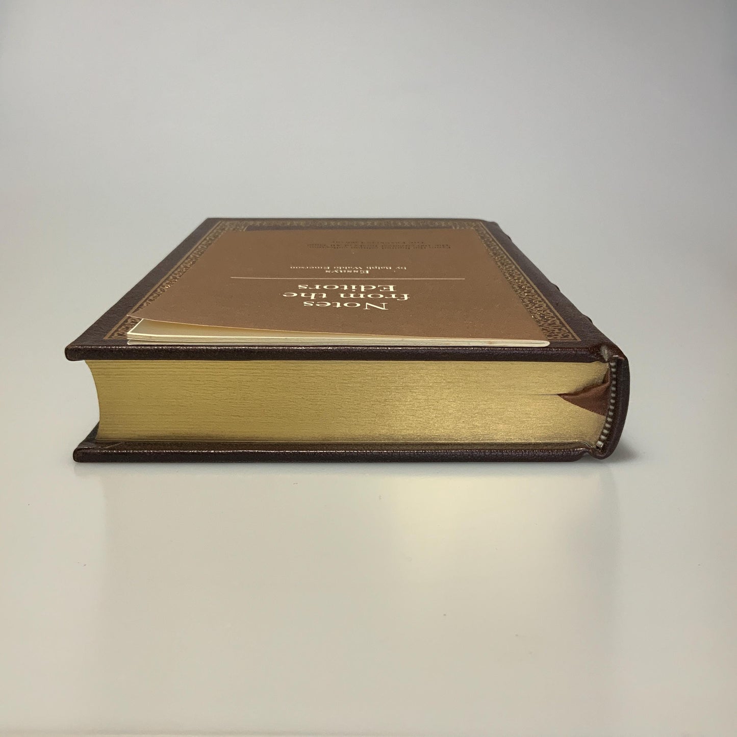 Franklin Mint Library: Essays by Ralph Waldo Emerson Limited Edition Genuine Leather MINT condition