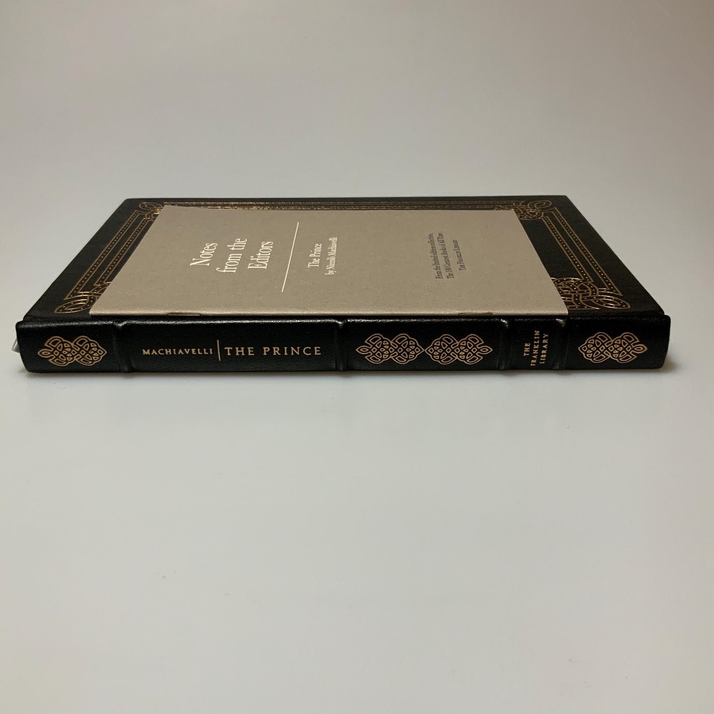 Franklin Mint Library: The prince by Machiavelli Limited Edition Genuine Leather MINT condition