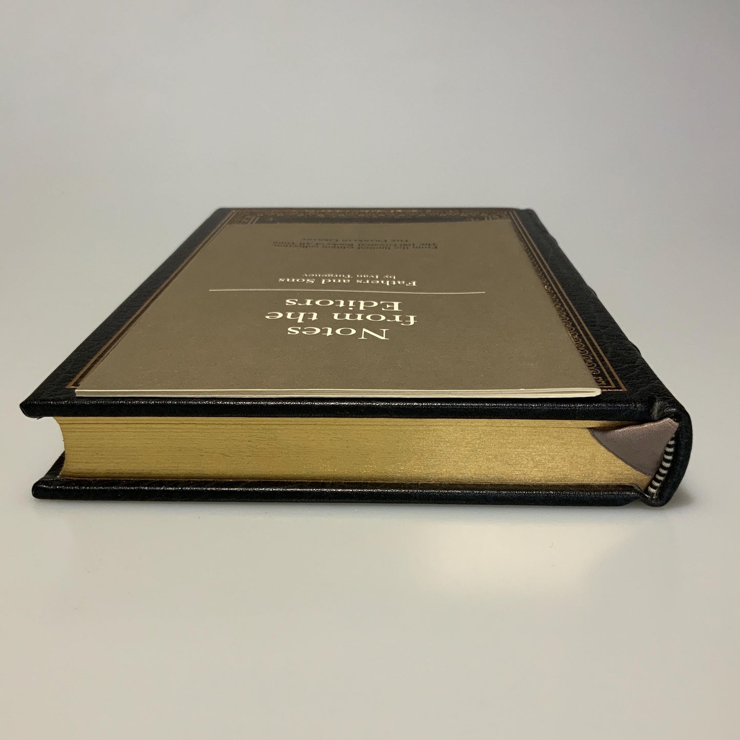 Franklin Mint Library: Father and Sons Ivan Targenev Limited Edition Genuine Leather MINT condition, 100 Greatest Books
