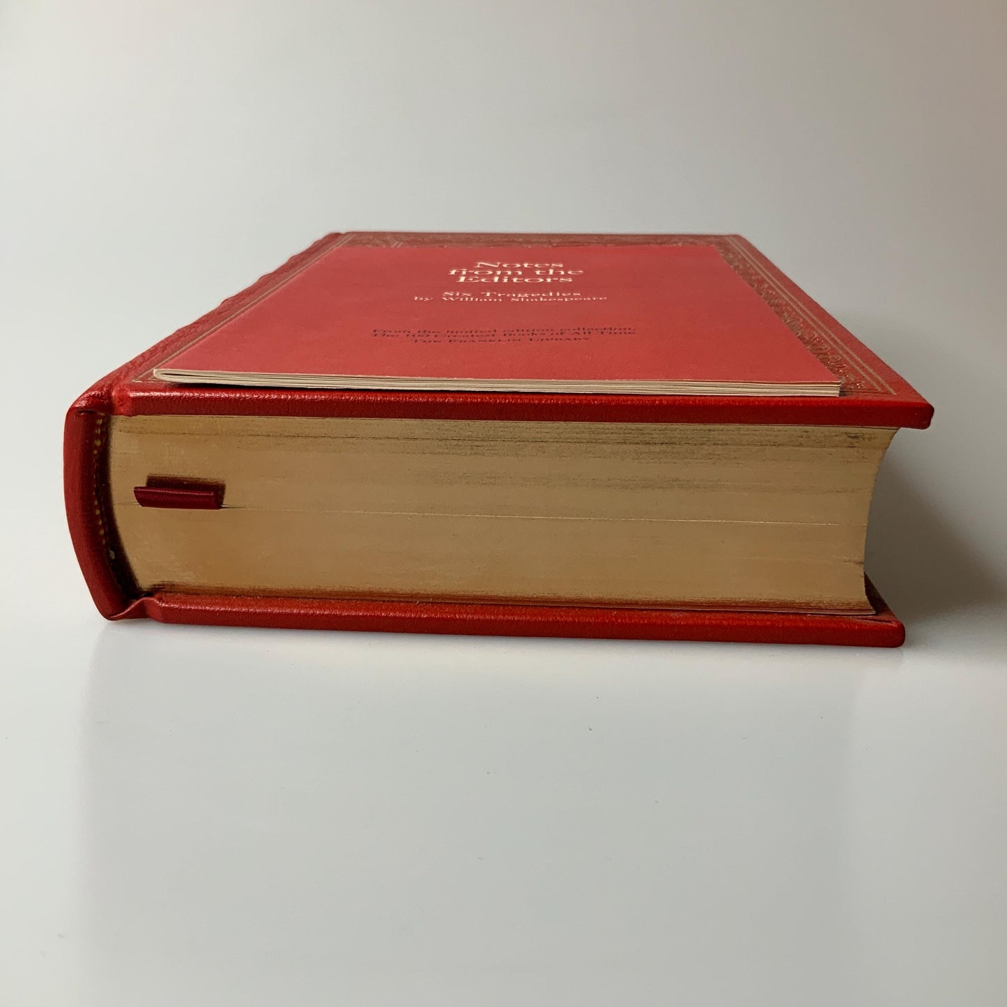Franklin Mint Library: Six Tragedies by William Shakespeare Limited Edition Genuine Leather MINT condition, 100 Greatest Books