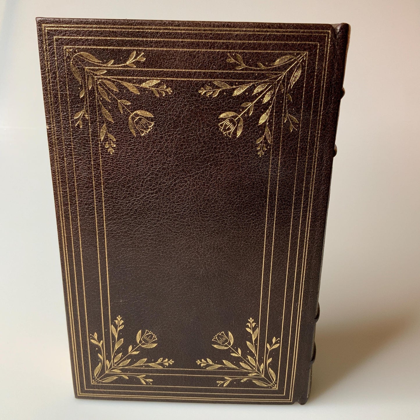 Franklin Mint Library: Canterbury tales by Geoffrey Chaucer Limited Edition Genuine Leather MINT condition, 100 Greatest Books