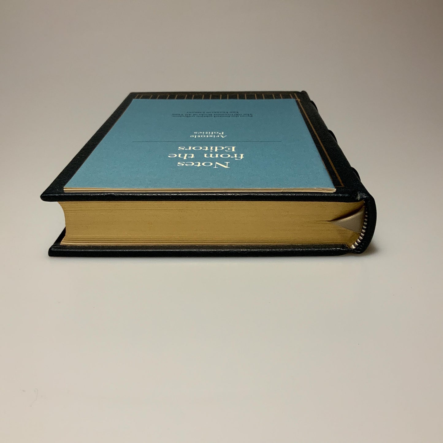 Franklin Mint Library: Politics by Aristotle Limited Edition Genuine Leather MINT condition