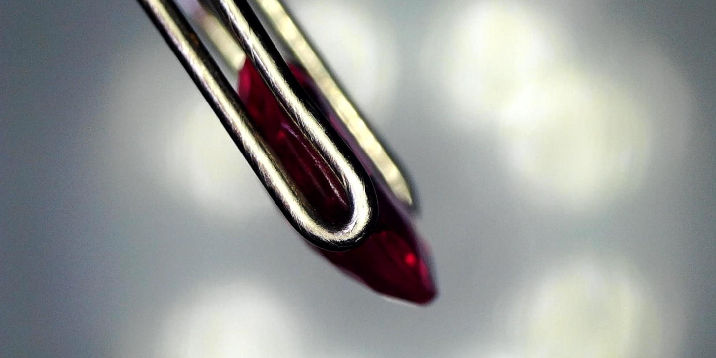 Captivating 0.81ct Oval Transparent Heated (Minor Residues) Natural Red Ruby: GIA Report #6203534776