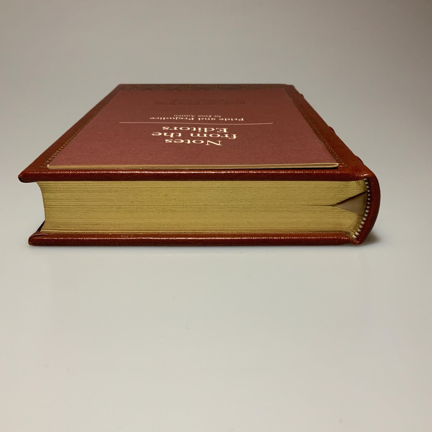 Franklin Mint Library: Pride and Prejudice by Jane Austen Limited Edition Genuine Leather MINT condition