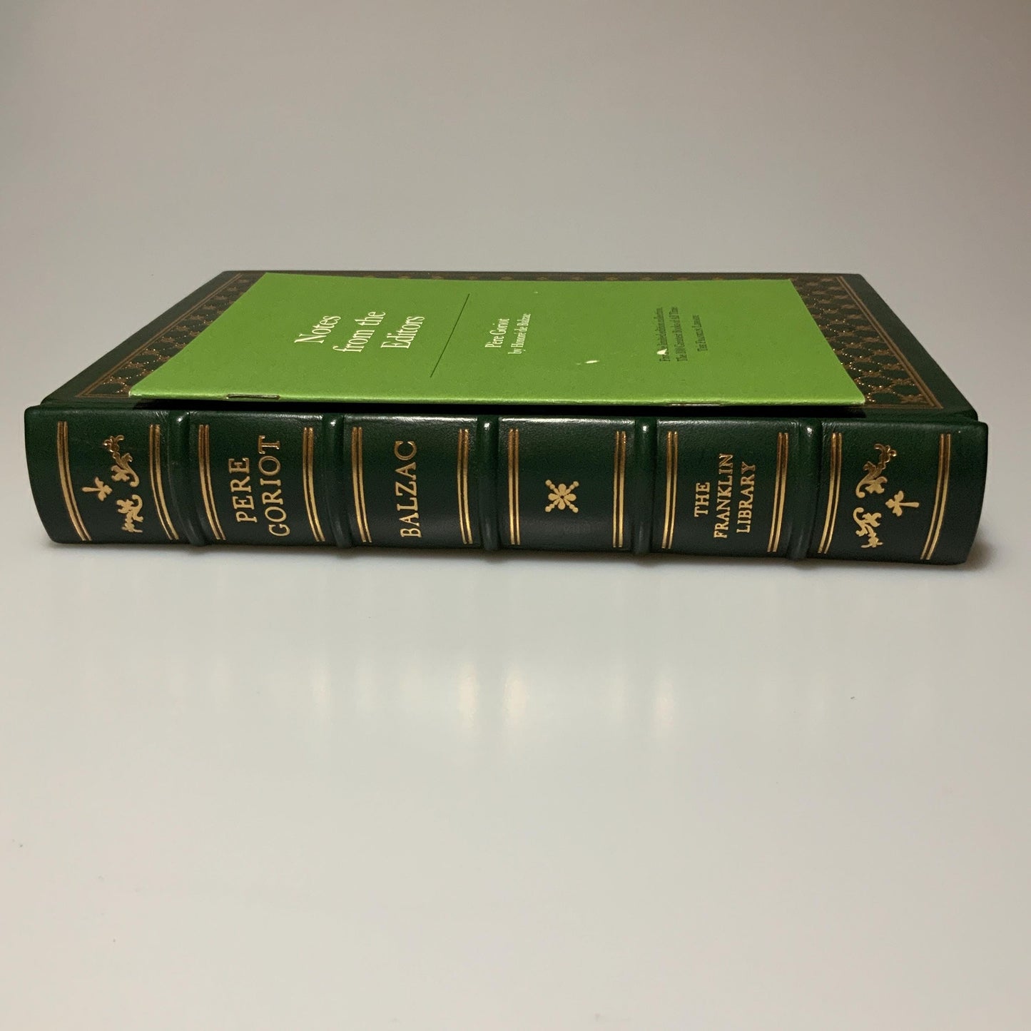 Franklin Mint Library: Pere Goriot by Balzac Limited Edition Genuine Leather MINT condition, 100 Greatest Books