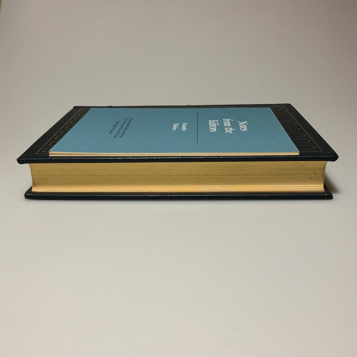 Franklin Mint Library: Politics by Aristotle Limited Edition Genuine Leather MINT condition