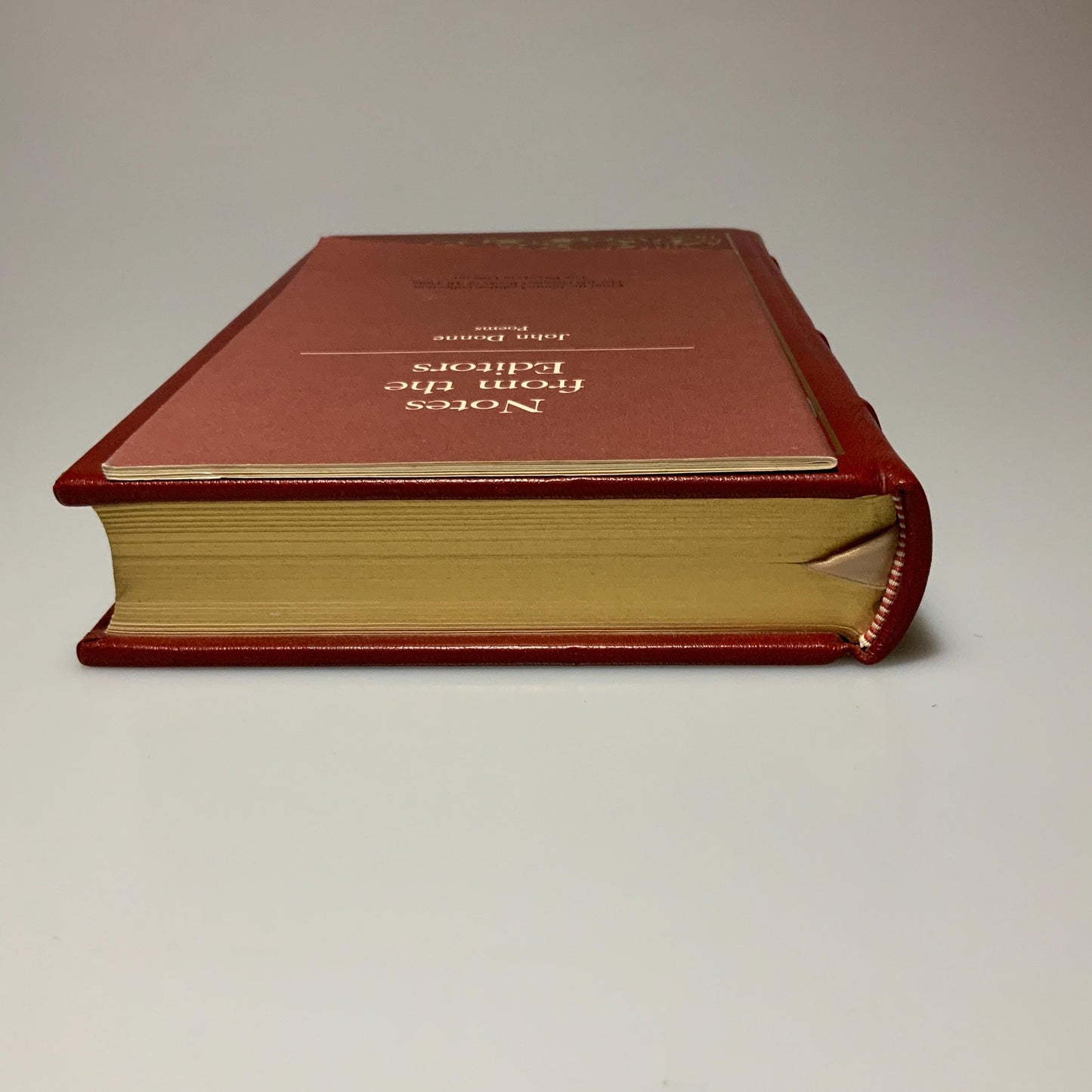 Franklin Mint Library: John Donne Poems Limited Edition Genuine Leather MINT condition