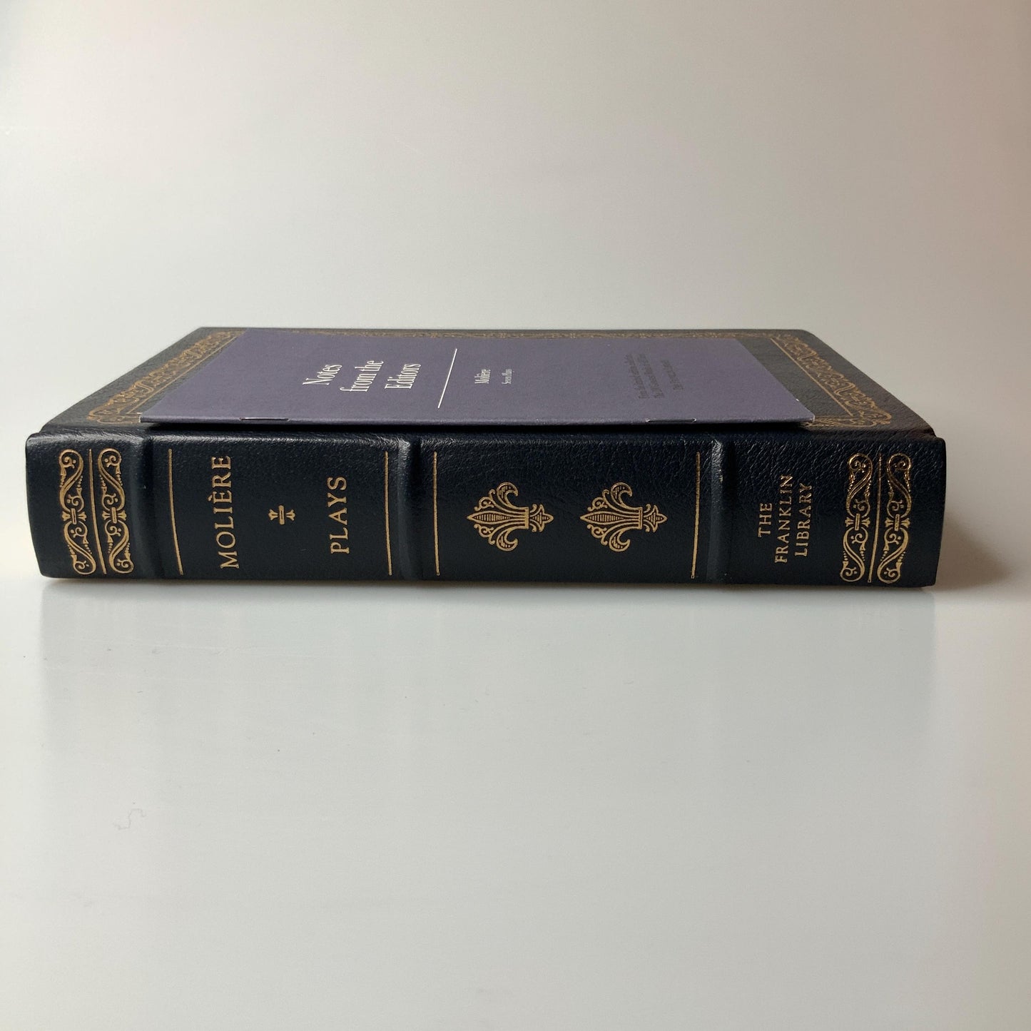 Franklin Mint Library: Seven plays by Moliere Limited Edition Genuine Leather MINT condition, 100 Greatest Books