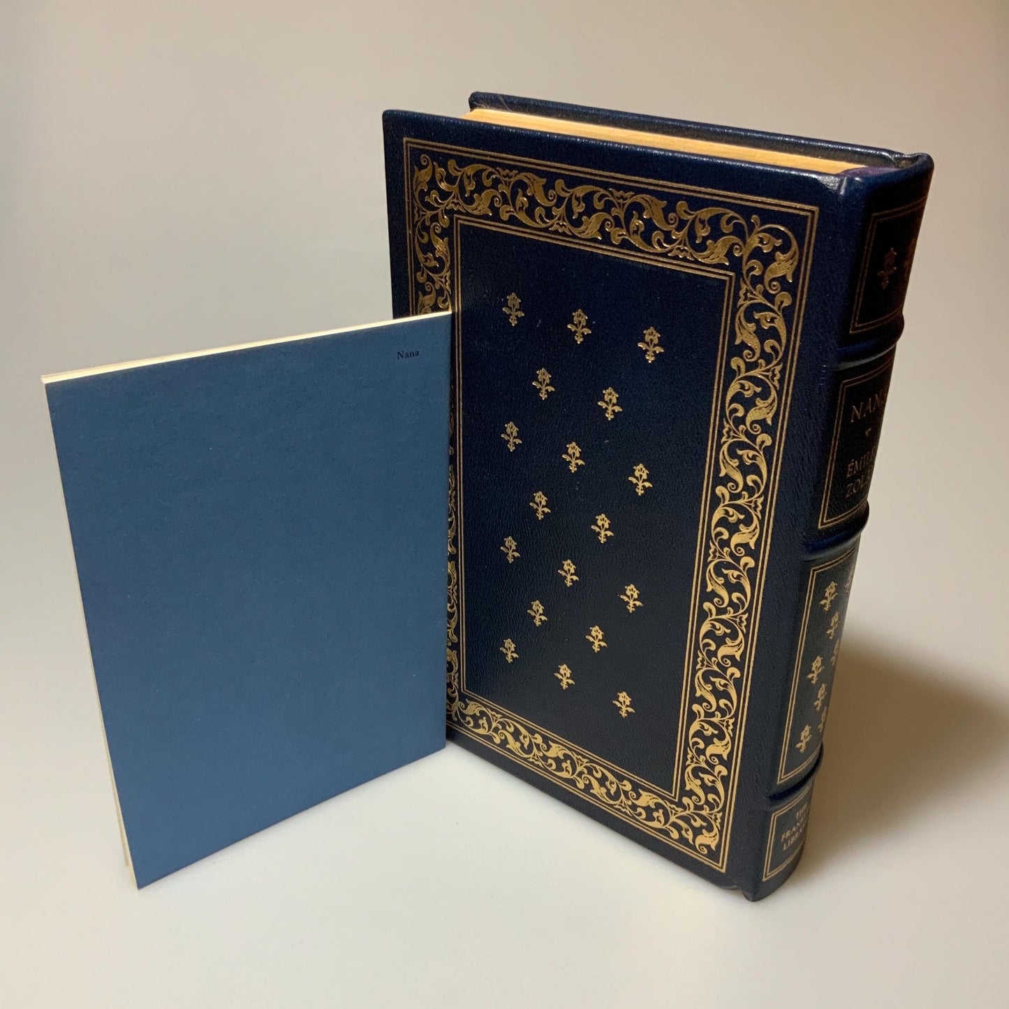 Franklin Mint Library:Nana by Emile Zola Limited Edition Genuine Leather MINT condition