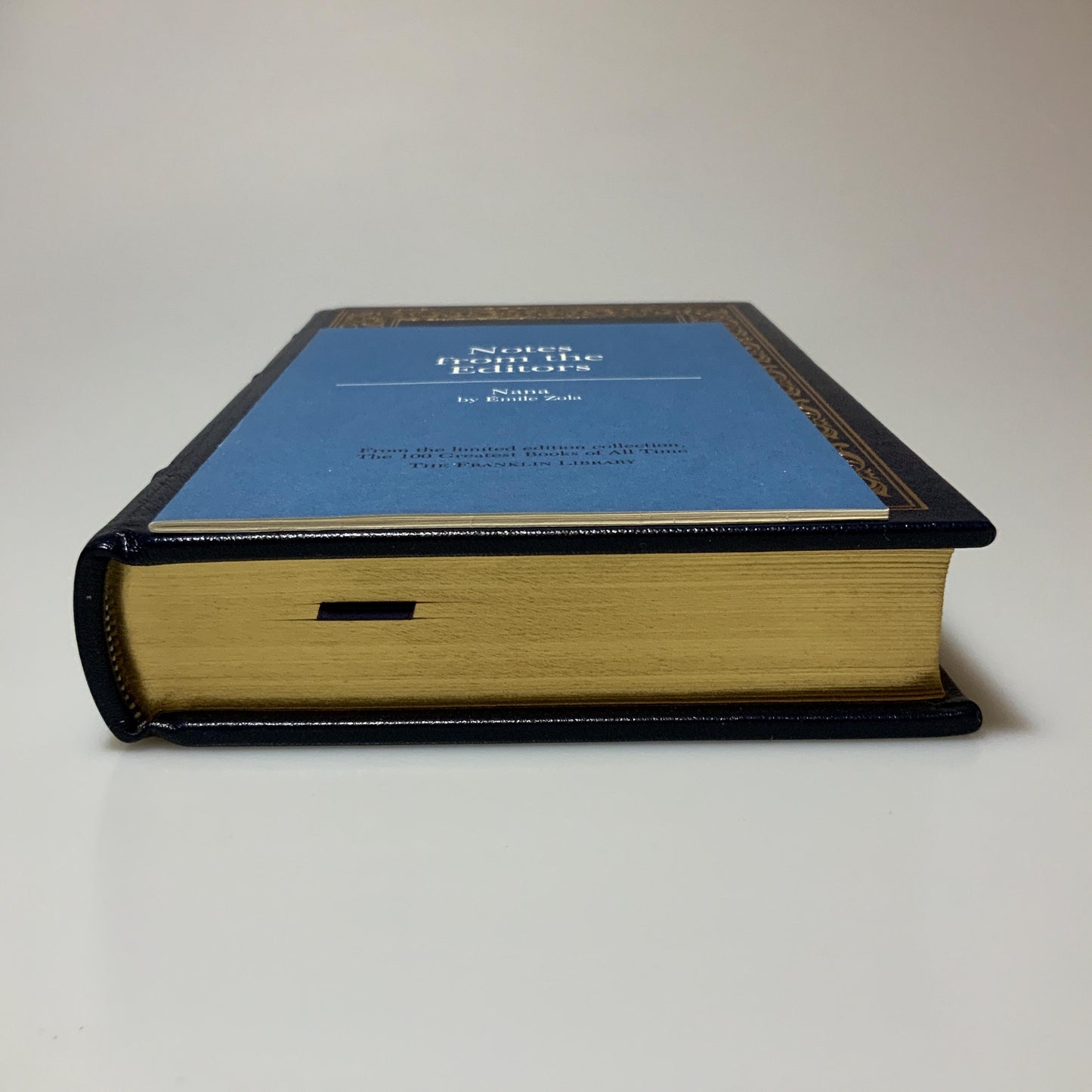 Franklin Mint Library:Nana by Emile Zola Limited Edition Genuine Leather MINT condition