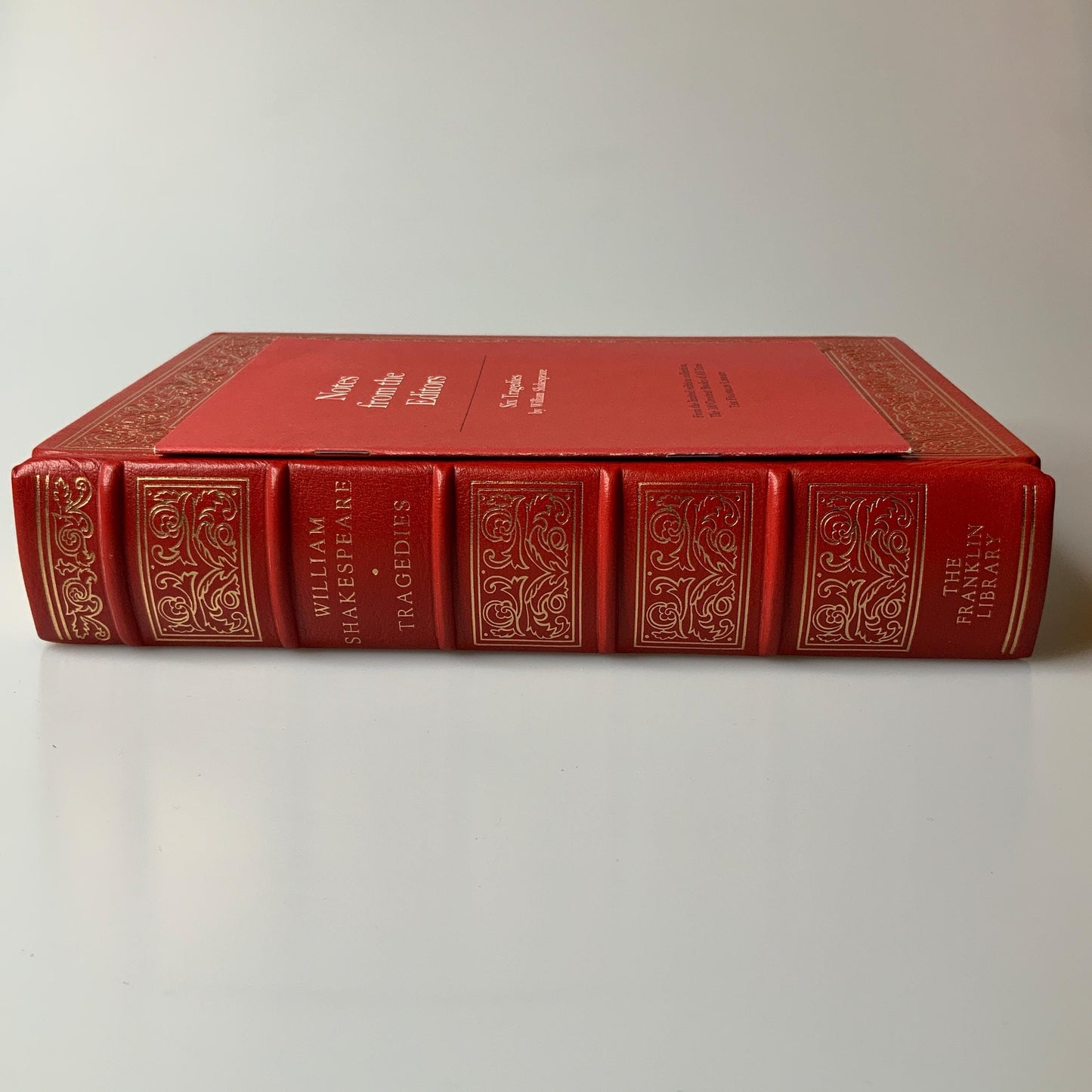 Franklin Mint Library: Six Tragedies by William Shakespeare Limited Edition Genuine Leather MINT condition, 100 Greatest Books