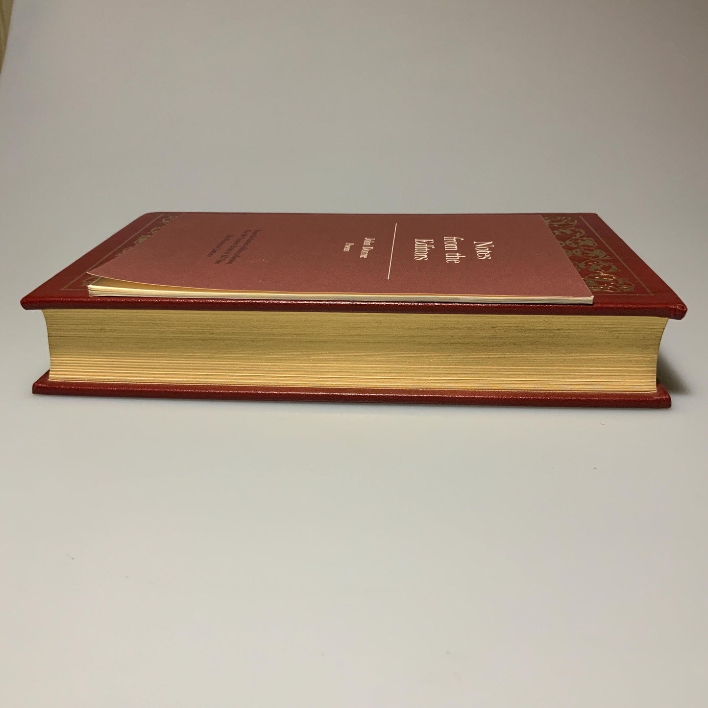 Franklin Mint Library: John Donne Poems Limited Edition Genuine Leather MINT condition
