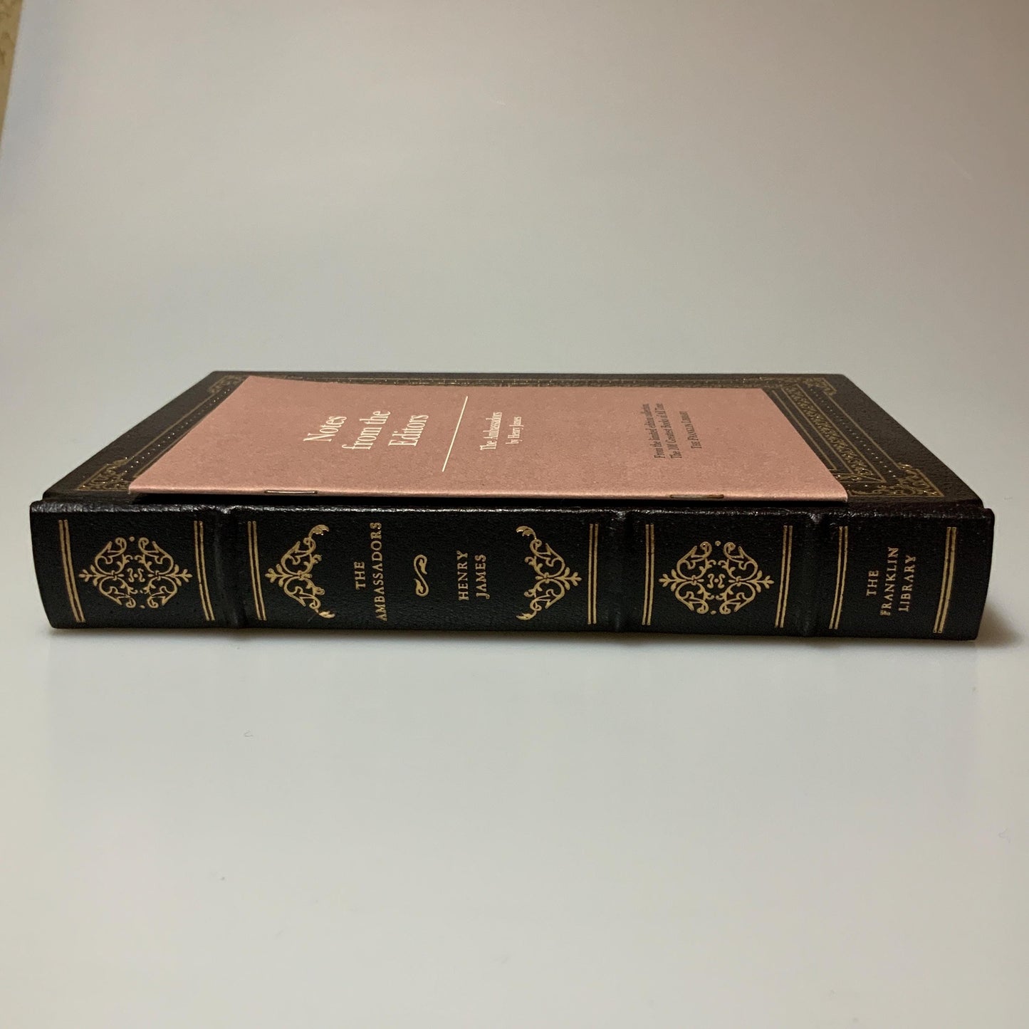 Franklin Mint Library: The Ambassadors by Henry James Limited Edition Genuine Leather MINT condition