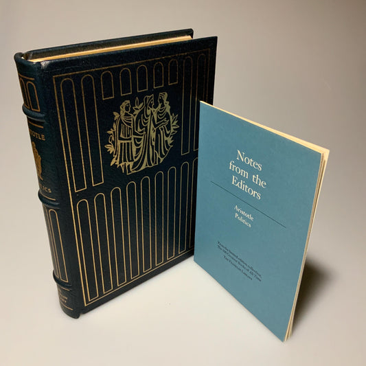 Franklin Mint Library: Politics by Aristotle Limited Edition Genuine Leather MINT condition