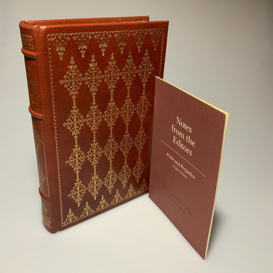 Franklin Mint Library: Pride and Prejudice by Jane Austen Limited Edition Genuine Leather MINT condition