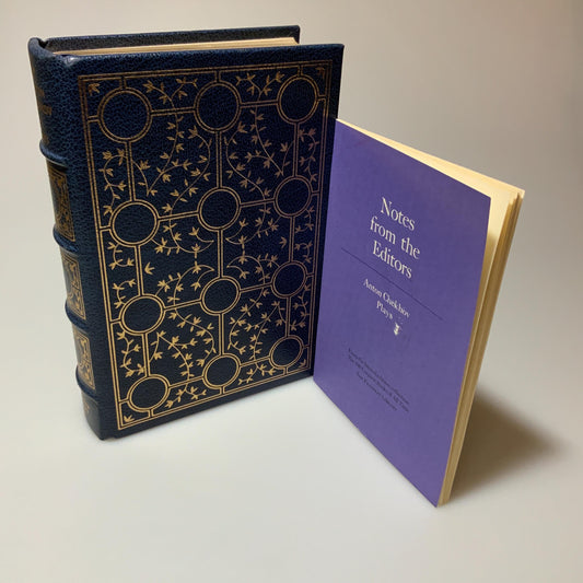 Franklin Mint Library: Plays by Anton Chekhov Limited Edition Genuine Leather MINT condition, 100 Greatest Books
