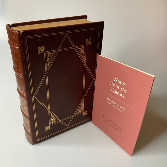 Franklin Mint Library: David Copperfield by Charles Dickens Limited Edition Genuine Leather MINT condition, 100 Greatest Books