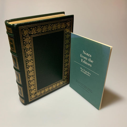 Franklin Mint Library: The Tragedies of Sophocles by Alan E. Cober Limited Edition Genuine Leather MINT condition