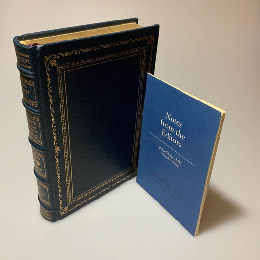 Franklin Mint Library:Political writings by John Stuart Mill Limited Edition Genuine Leather MINT condition