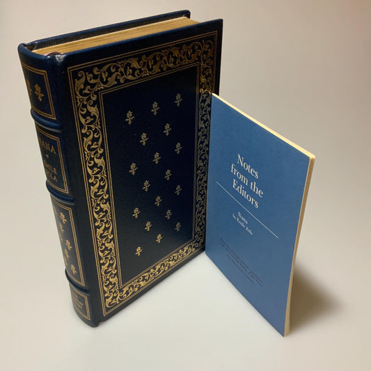 Franklin Mint Library:Nana by Emile Zola Limited Edition Genuine Leather MINT condition