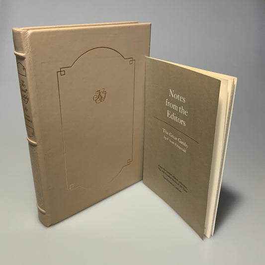 Franklin Mint Library: The Great Gatsby by F. Scott Fitzgerald Limited Edition Genuine Leather MINT condition