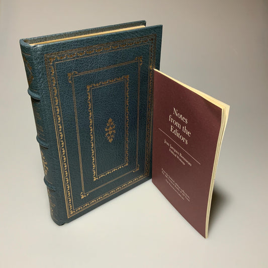 Franklin Mint Library: Jean Jacques Rousseau Political Writings Limited Edition Genuine Leather MINT condition, 100 Greatest Books