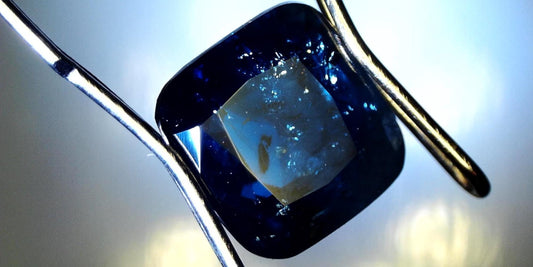 Sapphire GIA-Certified 3.39ct Cushion Heated Transparent Blue Natural Sapphire: GIA Report #5202530945