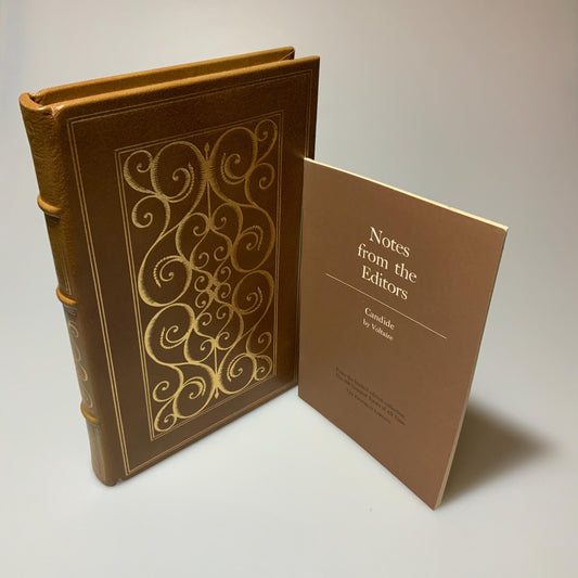 Franklin Mint Library:  Candide by François Marie Arouet de Voltaire Limited Edition Genuine Leather MINT condition