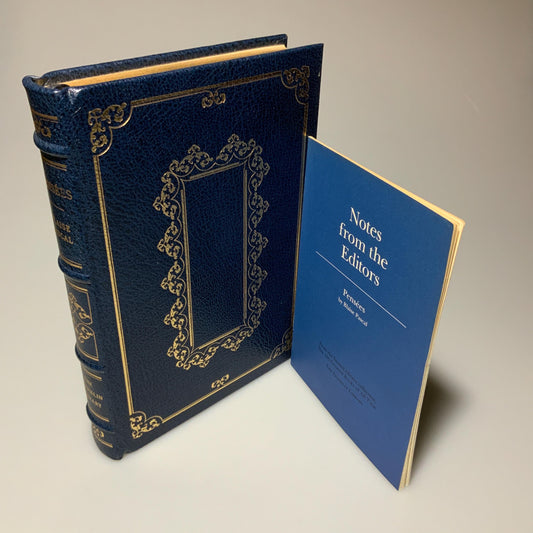 Franklin Mint Library: Pensees by Blaise Pascal Limited Edition Genuine Leather MINT condition