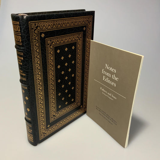 Franklin Mint Library: Father and Sons Ivan Targenev Limited Edition Genuine Leather MINT condition, 100 Greatest Books